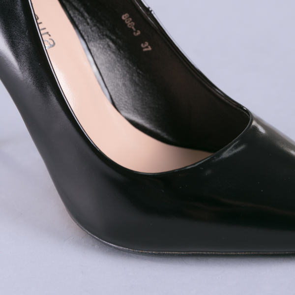 Γυναικεία παπούτσια Gliss μαύρα, 4 - Kalapod.gr